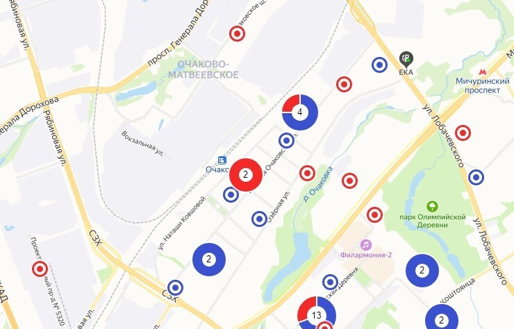 Очаково Магазины Москва На Карте